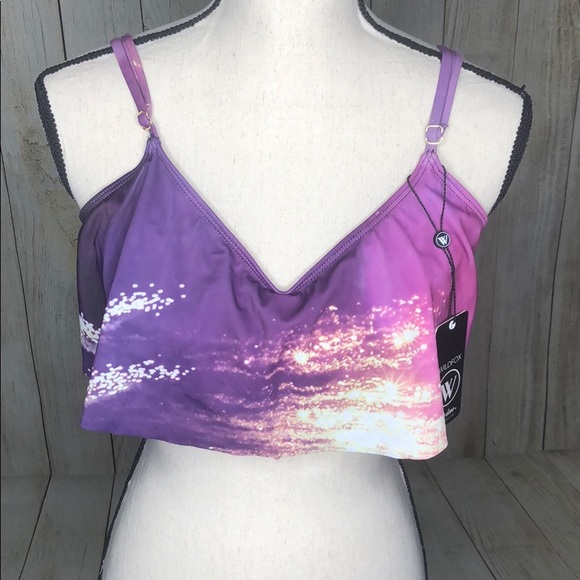 Wildfox Firework Tankini Bikini Top - Picture 1 of 7